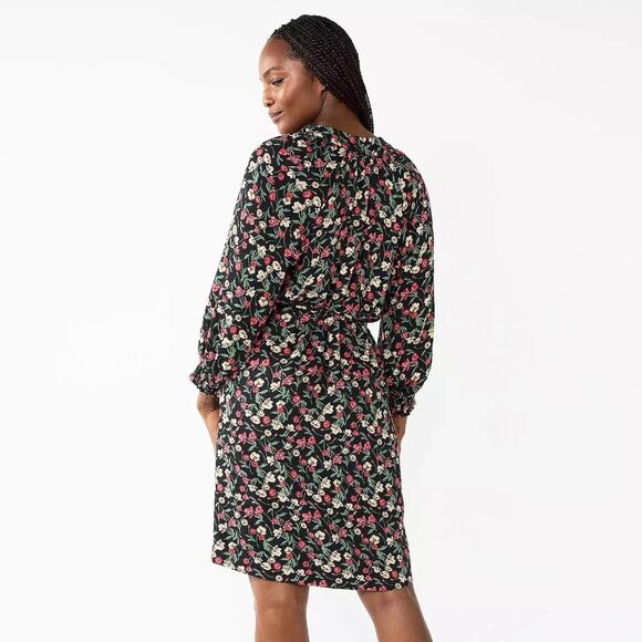 NEW DRAPER JAMES RSVP Elbow Sleeve Dress - Picture 3 of 4